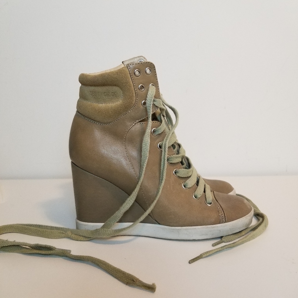 See By Chloe Olive Wedge Sneakers - Picture 5 of 12